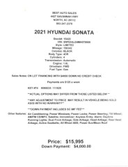Image for 2021 Hyundai Sonata Limited ID: 7045731