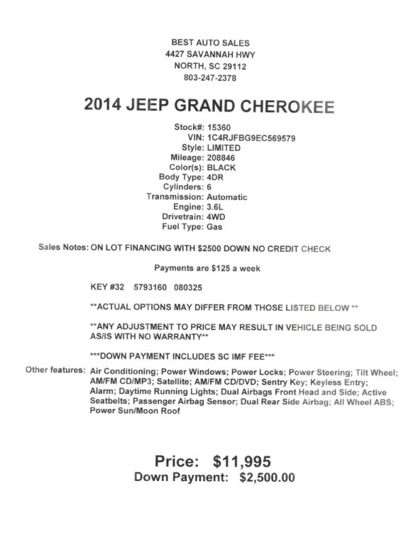 2014 Jeep Grand Cherokee Image 13