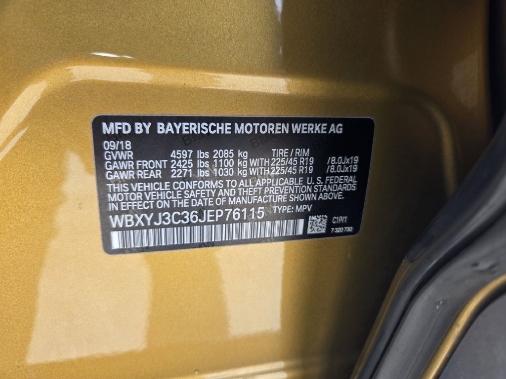 2018 BMW X2 Image 34