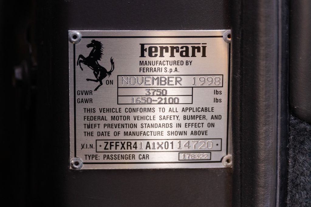 1999 Ferrari F355 Image 54