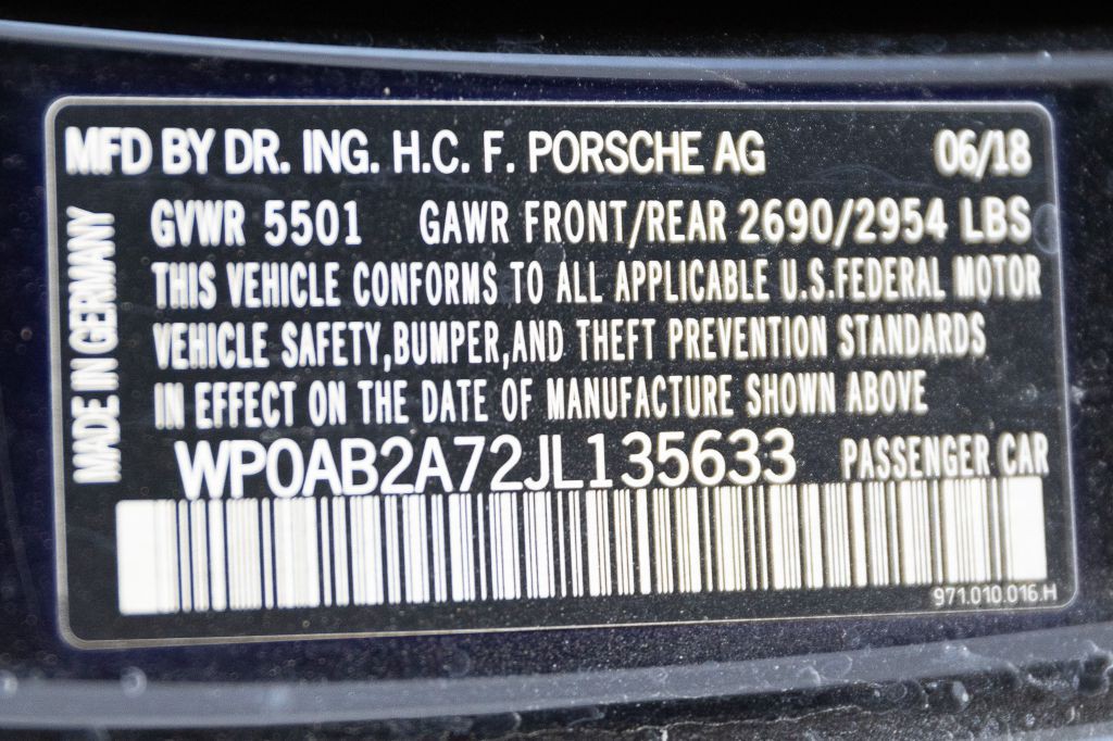 2018 Porsche Panamera Image 109