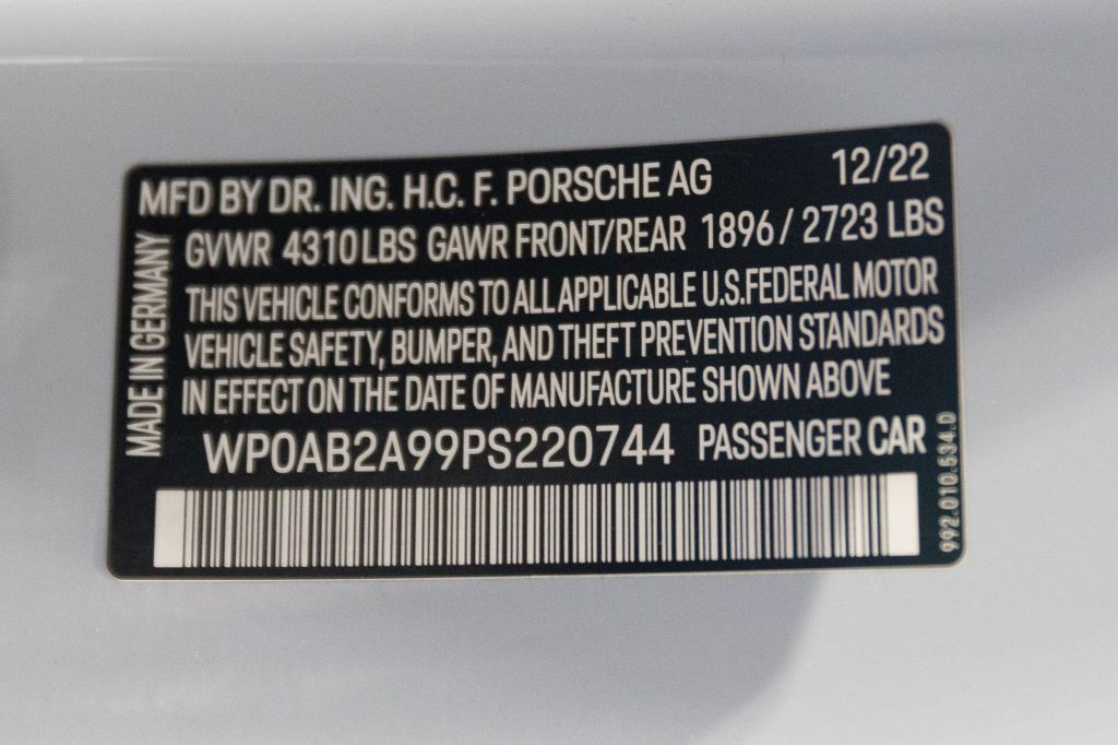 2023 Porsche 911 Image 96