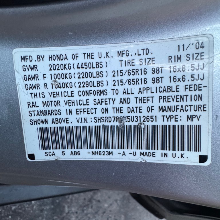2005 Honda CR-V Image 39