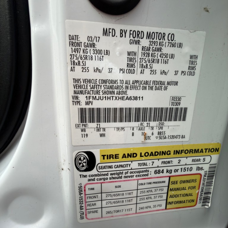 2017 Ford Expedition Image 54