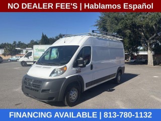 Image for 2018 RAM Promaster 2500 High Roof Tradesman 159-in. WB ID: 7017837