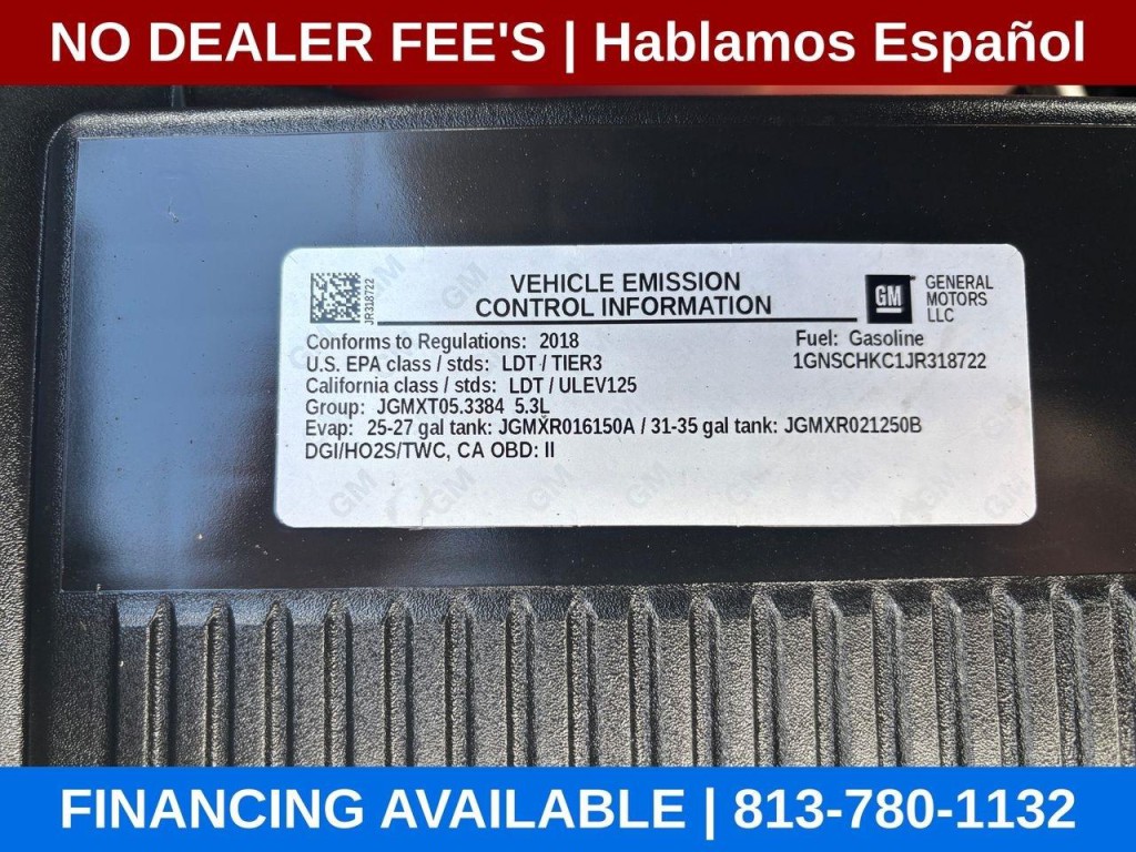 2018 Chevrolet Suburban Image 10