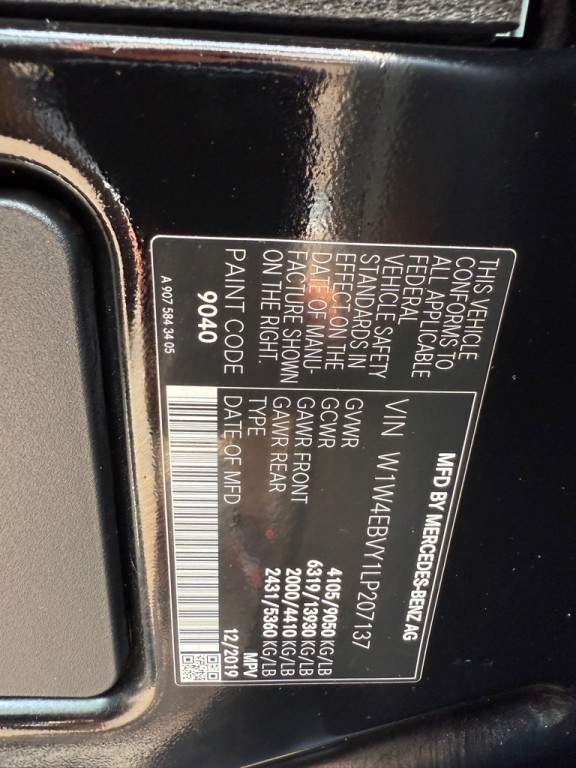 2020 Mercedes-Benz Sprinter Image 21