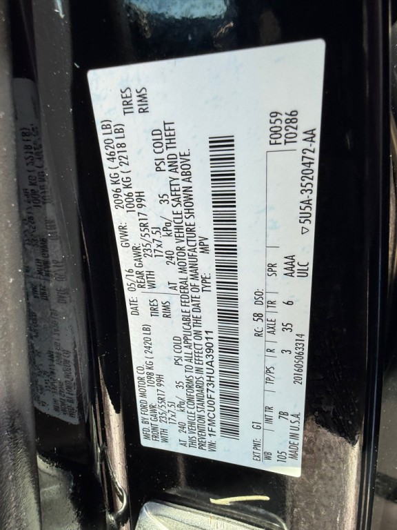 2017 Ford Escape Image 18