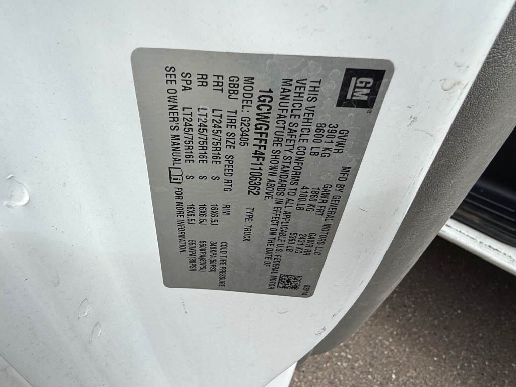 2015 Chevrolet Express Image 9