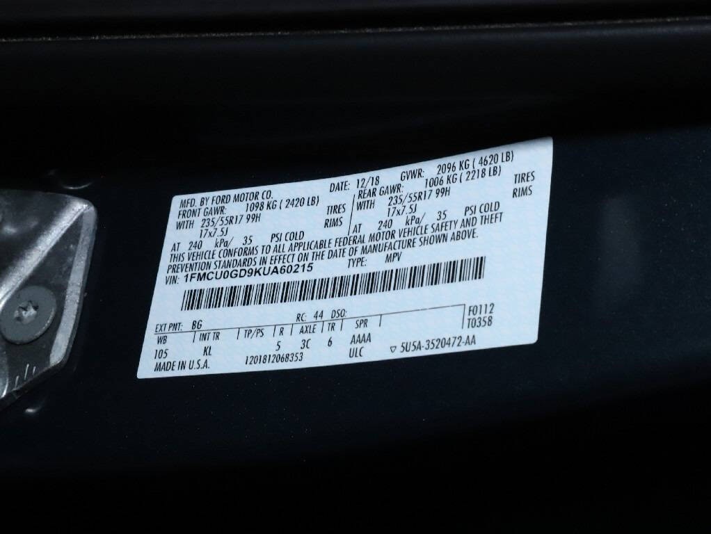 2019 Ford Escape Image 20