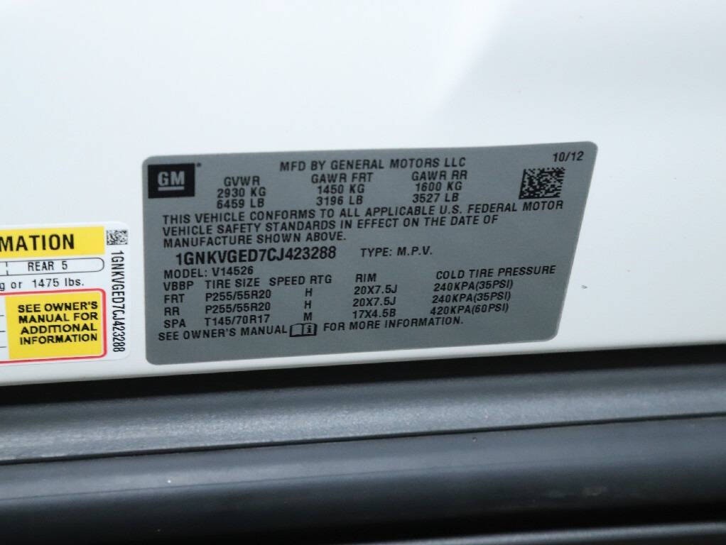 2012 Chevrolet Traverse Image 21