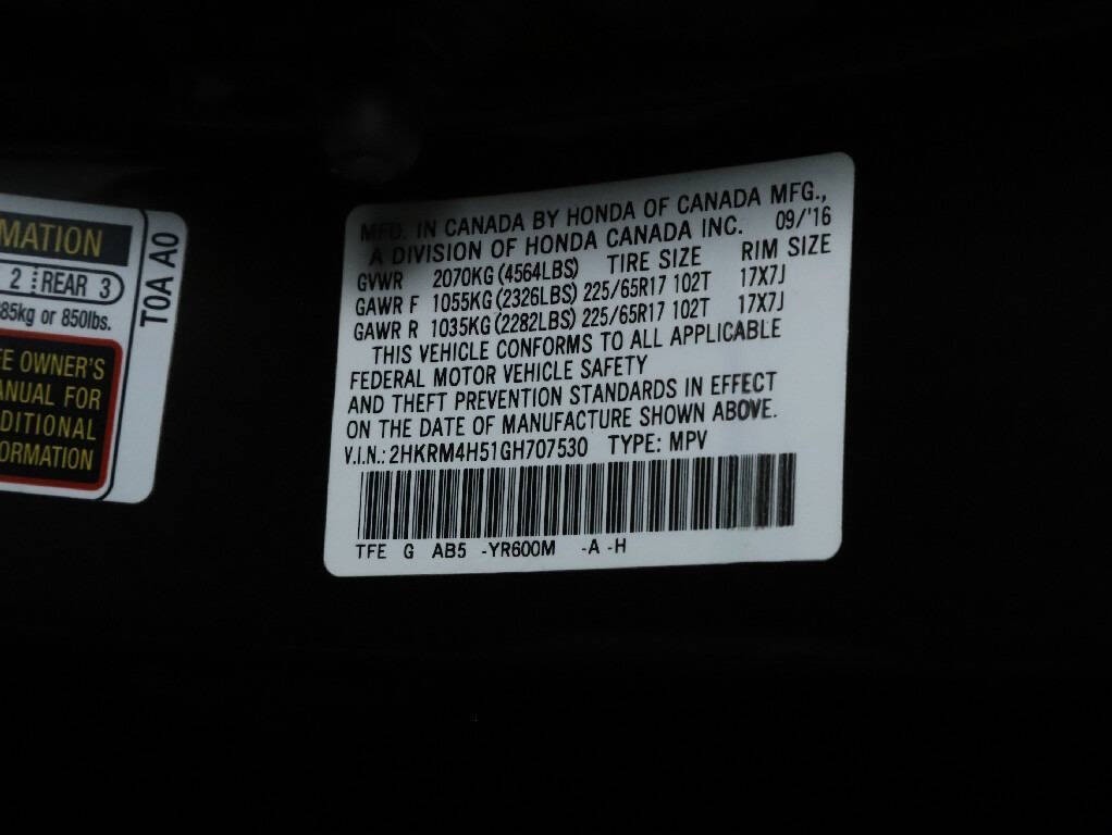 2016 Honda CR-V Image 21