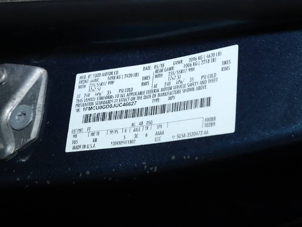 2018 Ford Escape Image 22