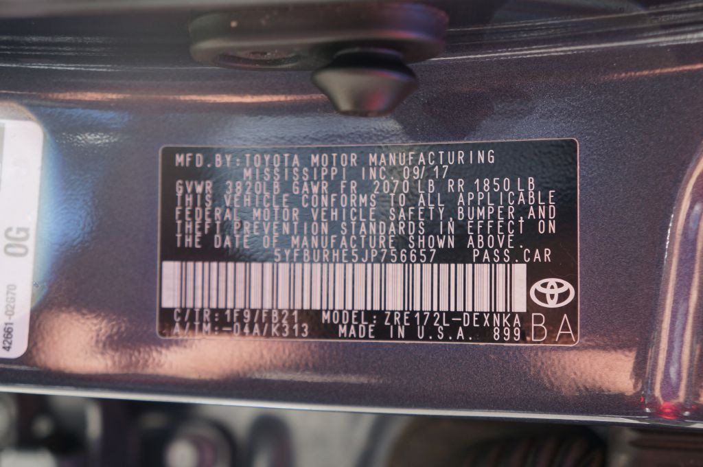 2018 Toyota Corolla Image 44