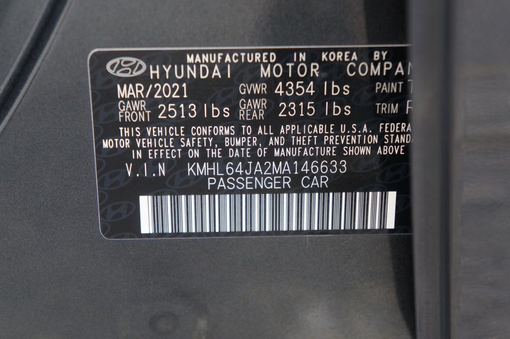 2021 Hyundai Sonata Image 37