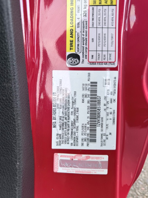 2008 Ford Mustang Image 17