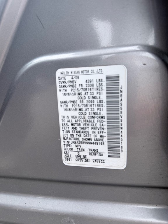 2009 Nissan Rogue Image 24