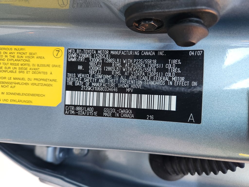 2008 Lexus RX 350 Image 60
