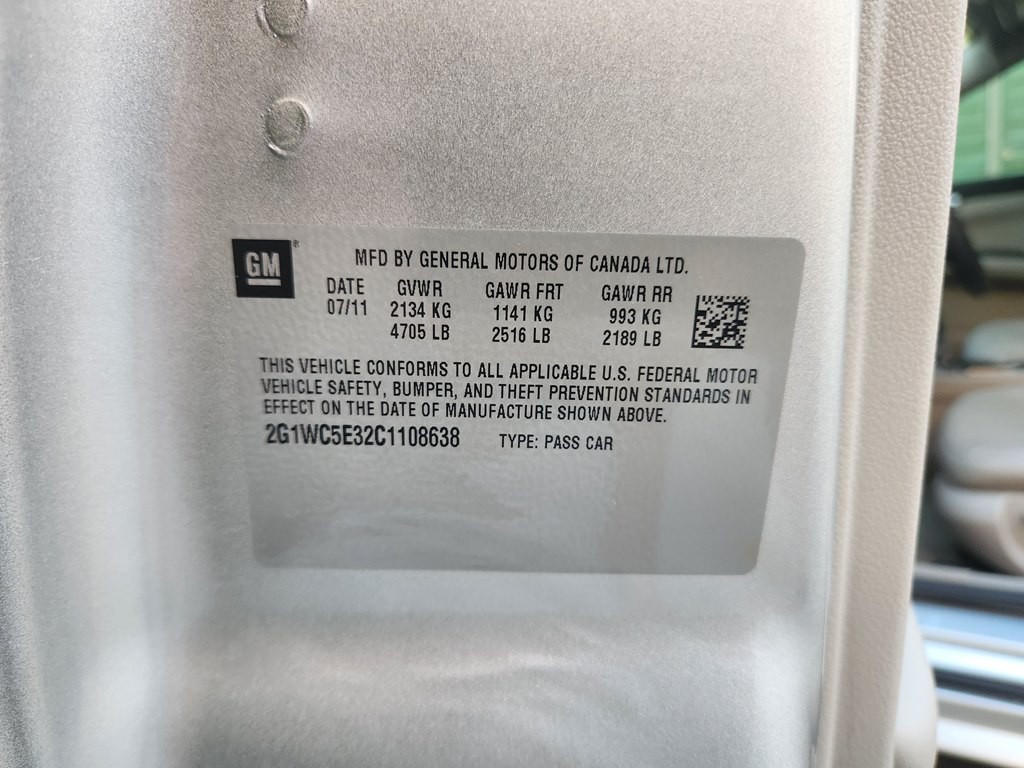 2012 Chevrolet Impala Image 54