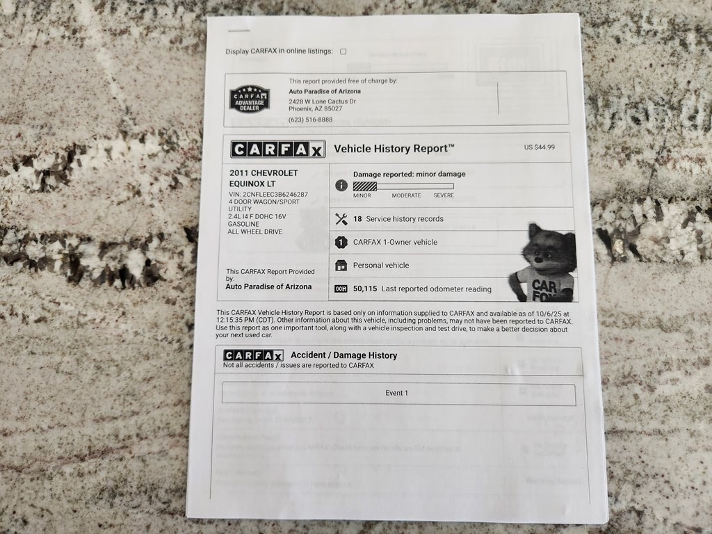 2011 Chevrolet Equinox Image 56