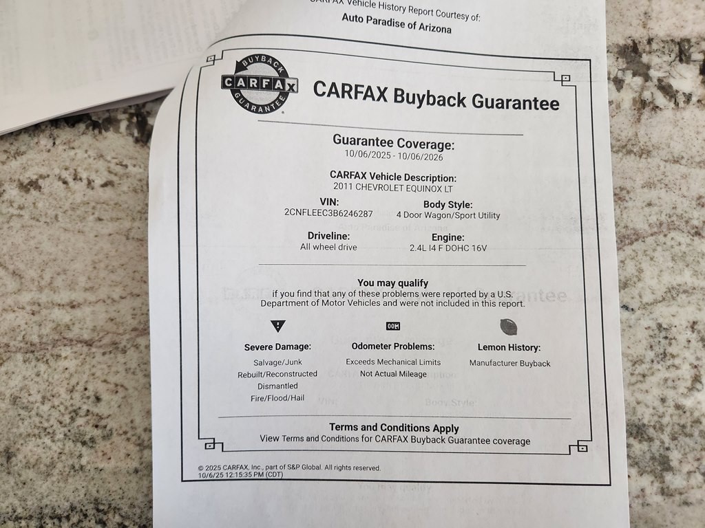 2011 Chevrolet Equinox Image 64