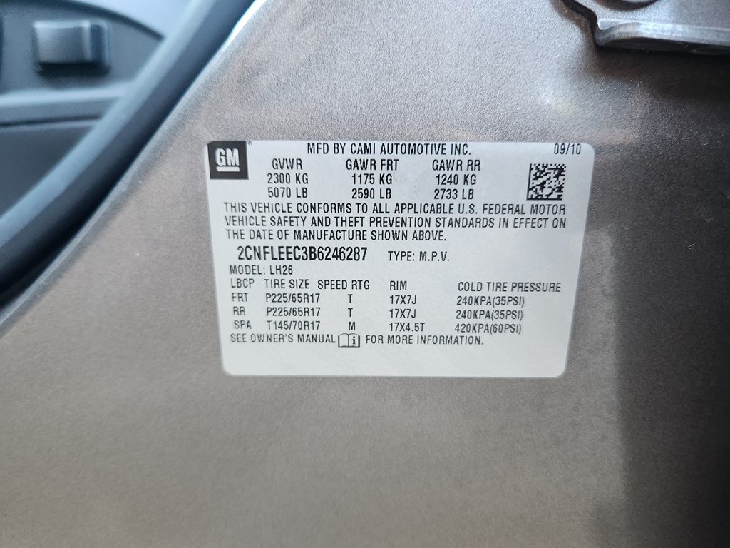 2011 Chevrolet Equinox Image 74