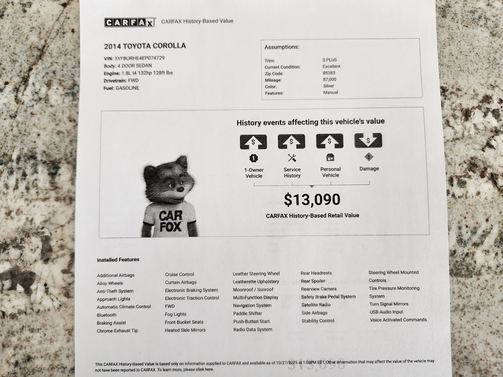 2014 Toyota Corolla Image 8