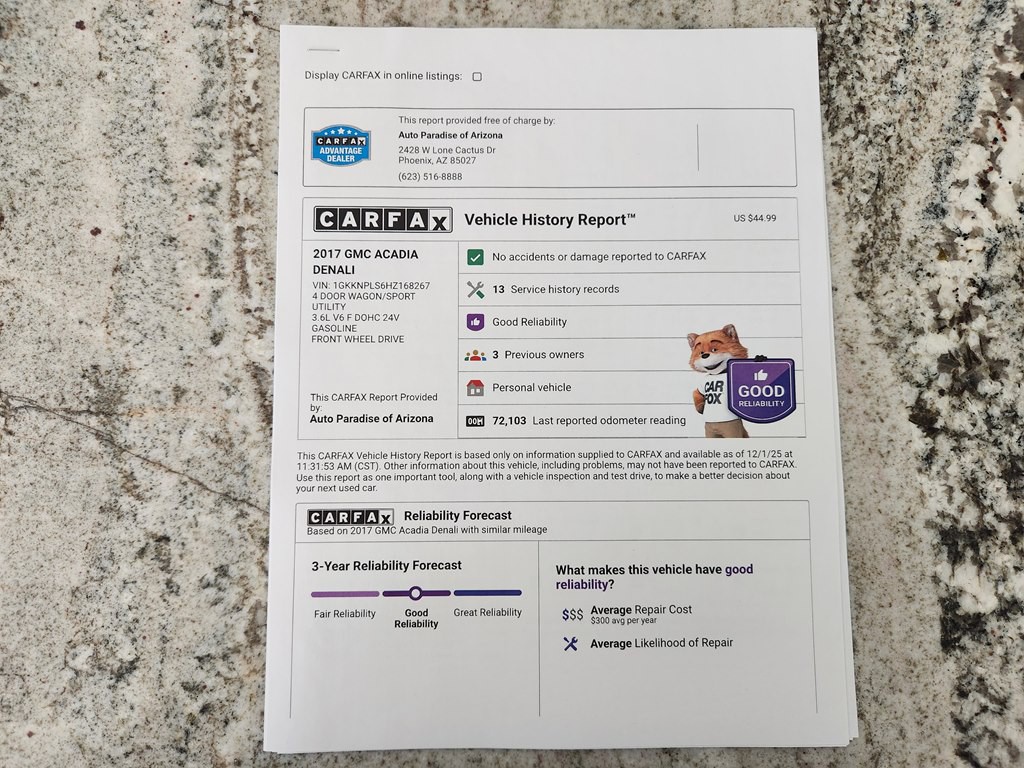 2017 GMC Acadia Image 9