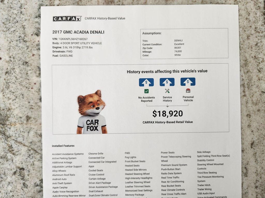 2017 GMC Acadia Image 12