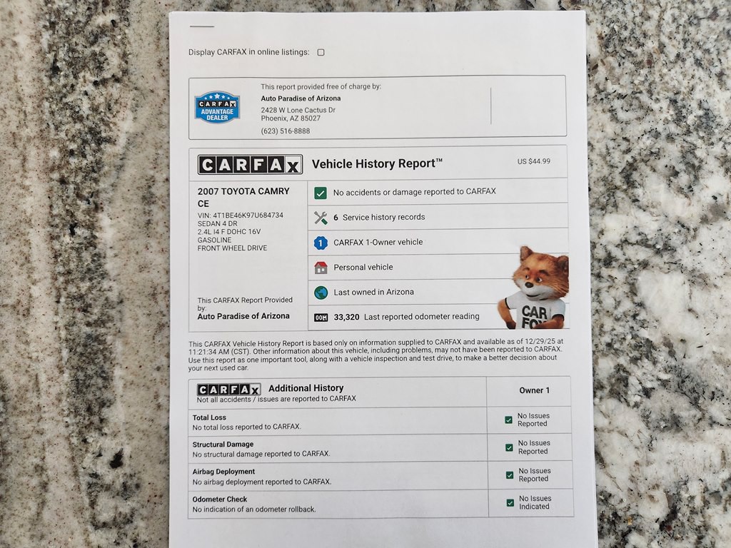 2007 Toyota Camry Image 8