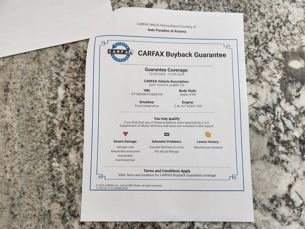 2007 Toyota Camry Image 68