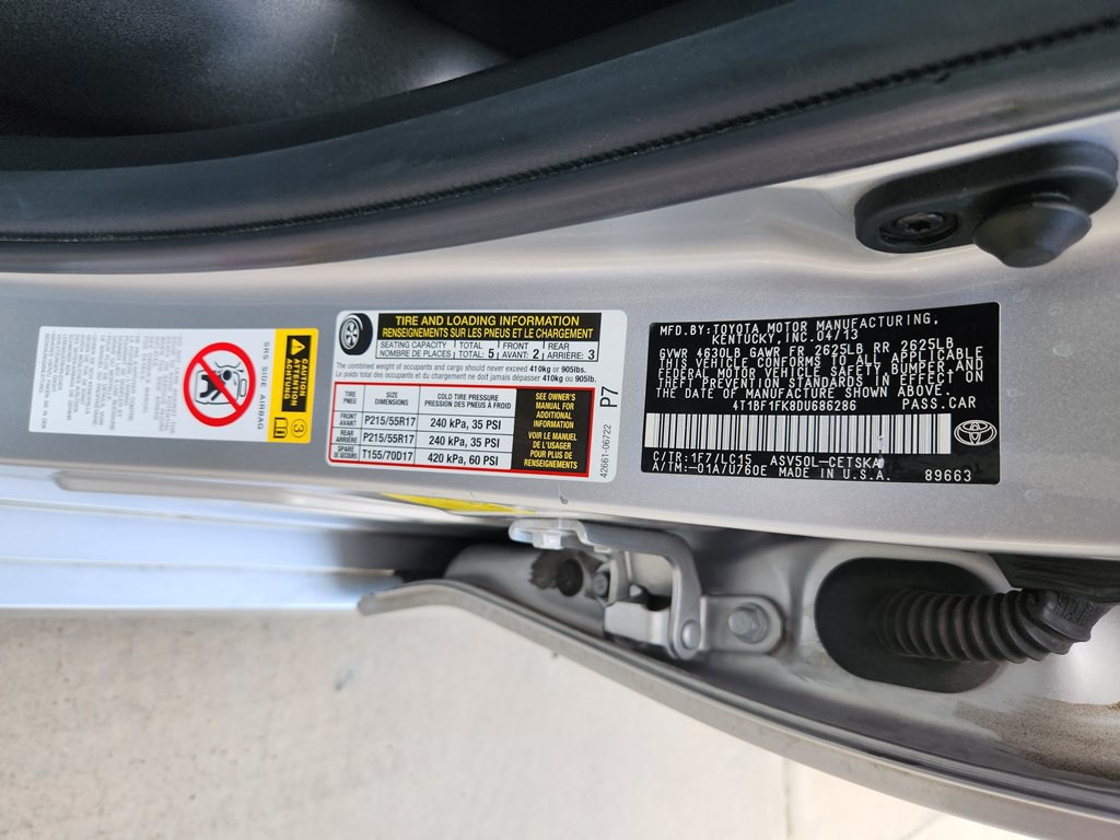 2013 Toyota Camry Image 62