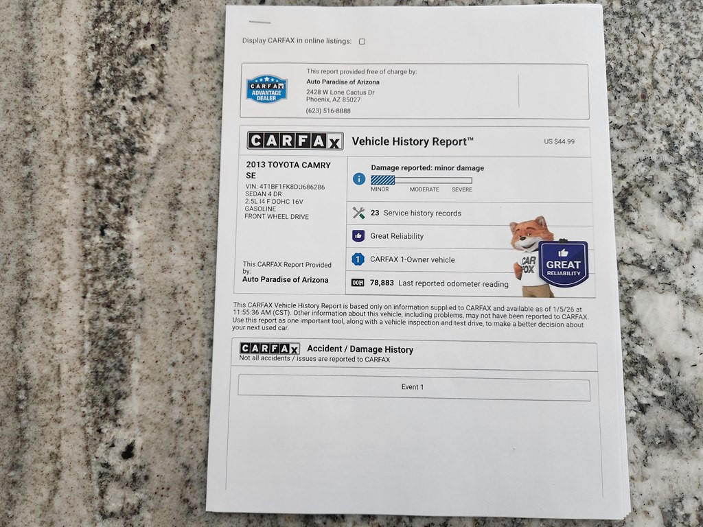 2013 Toyota Camry Image 70