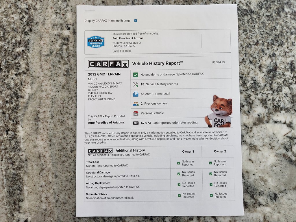 2012 GMC Terrain Image 8