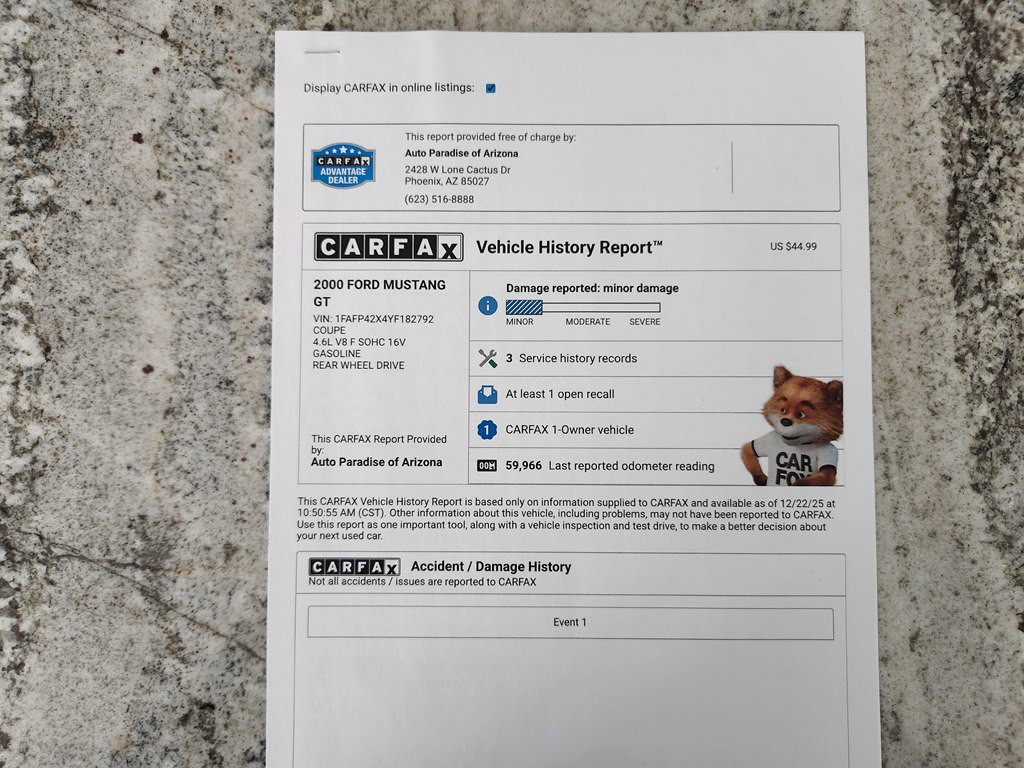 2000 Ford Mustang Image 47