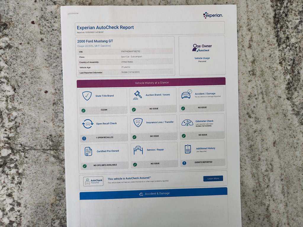 2000 Ford Mustang Image 53