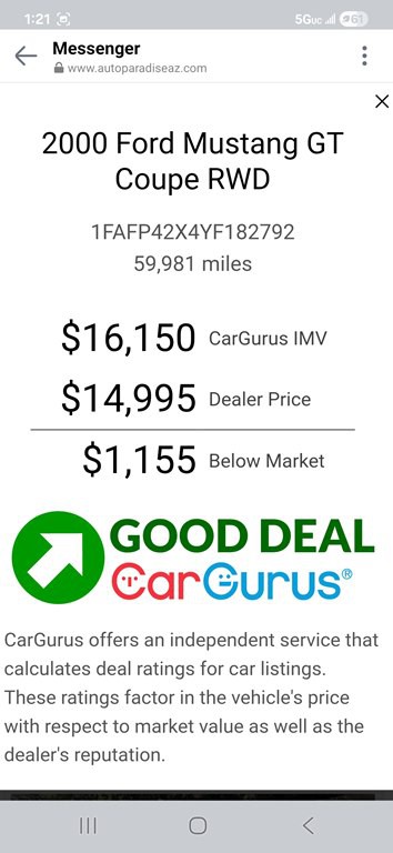 2000 Ford Mustang Image 8