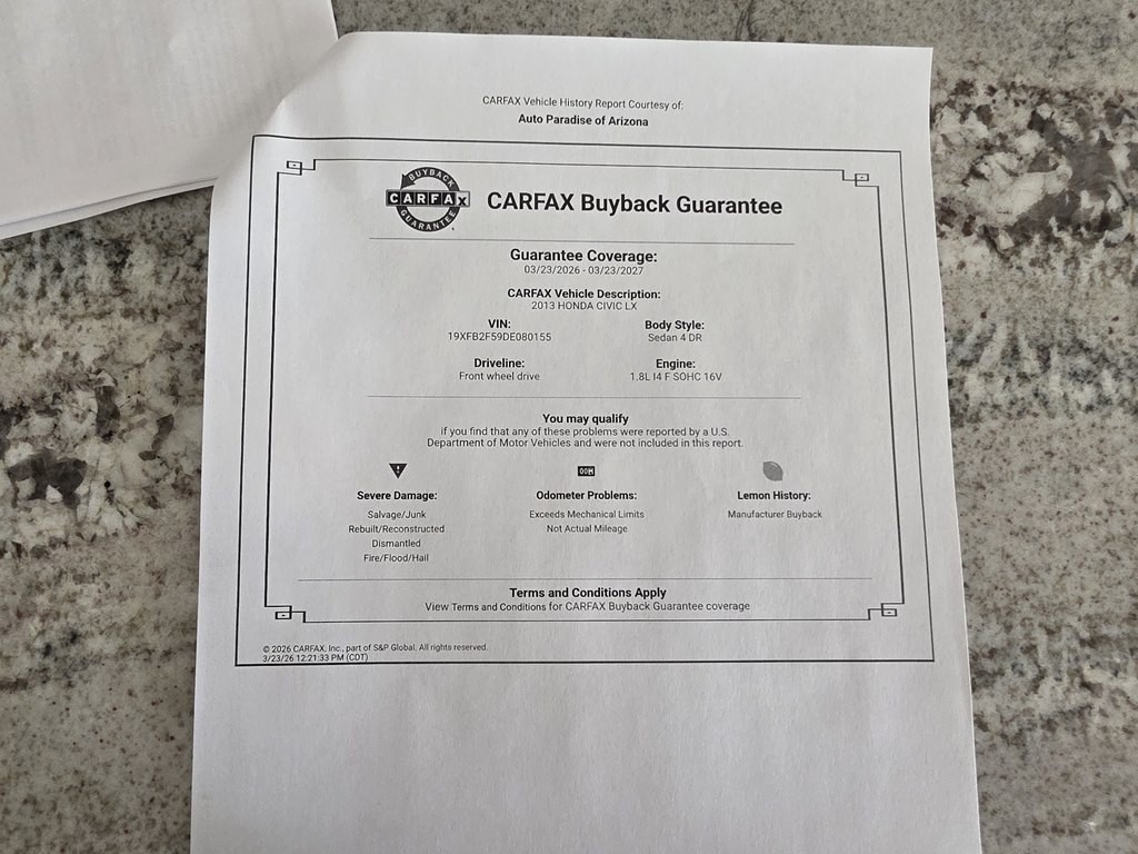 2013 Honda Civic Image 60