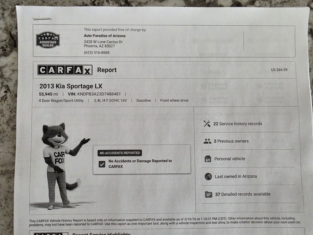 2013 Kia Sportage Image 8