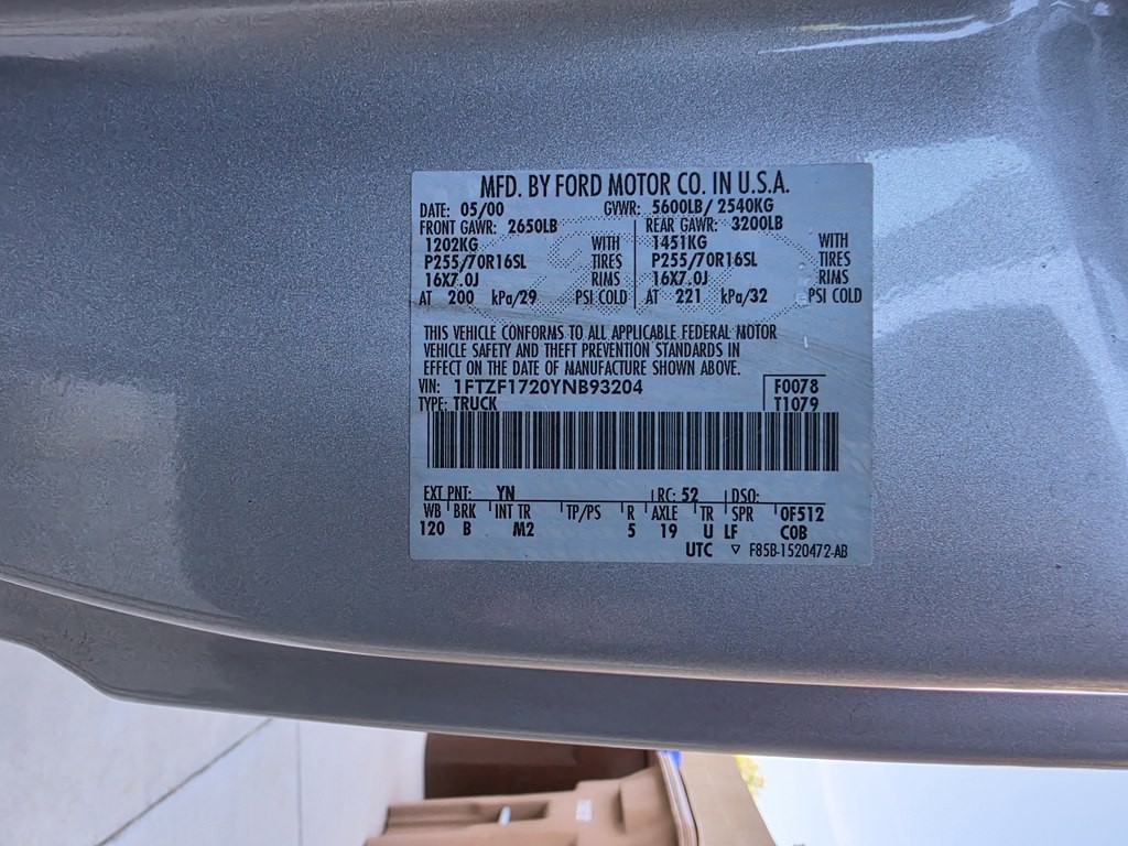 2000 Ford F-150 Image 66