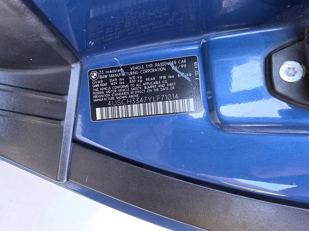 2000 BMW Z3 Image 62