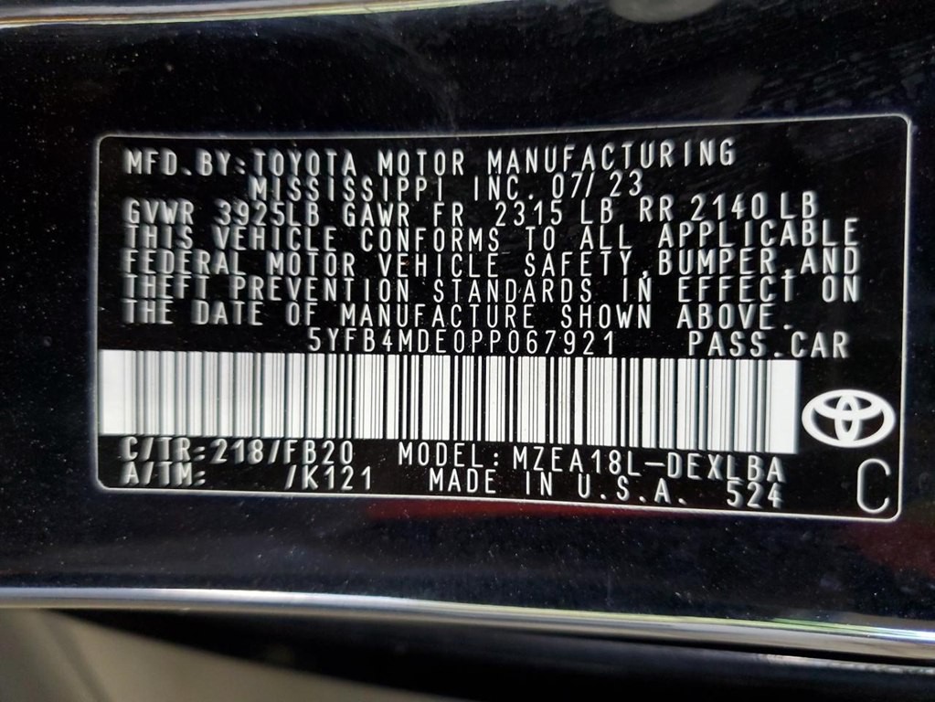 2023 Toyota Corolla Image 12