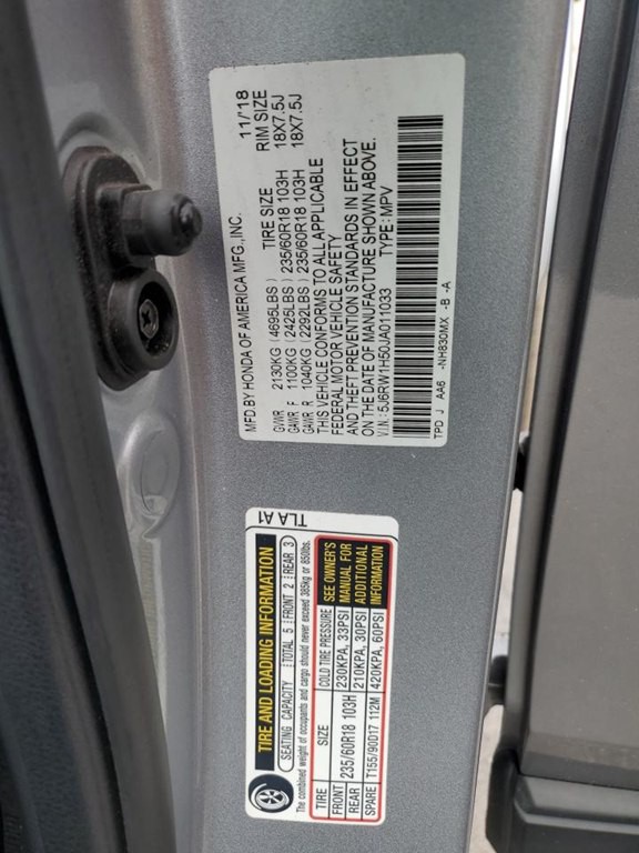 2018 Honda CR-V Image 12