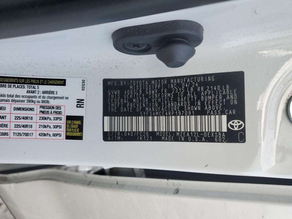 2024 Toyota Corolla Image 12