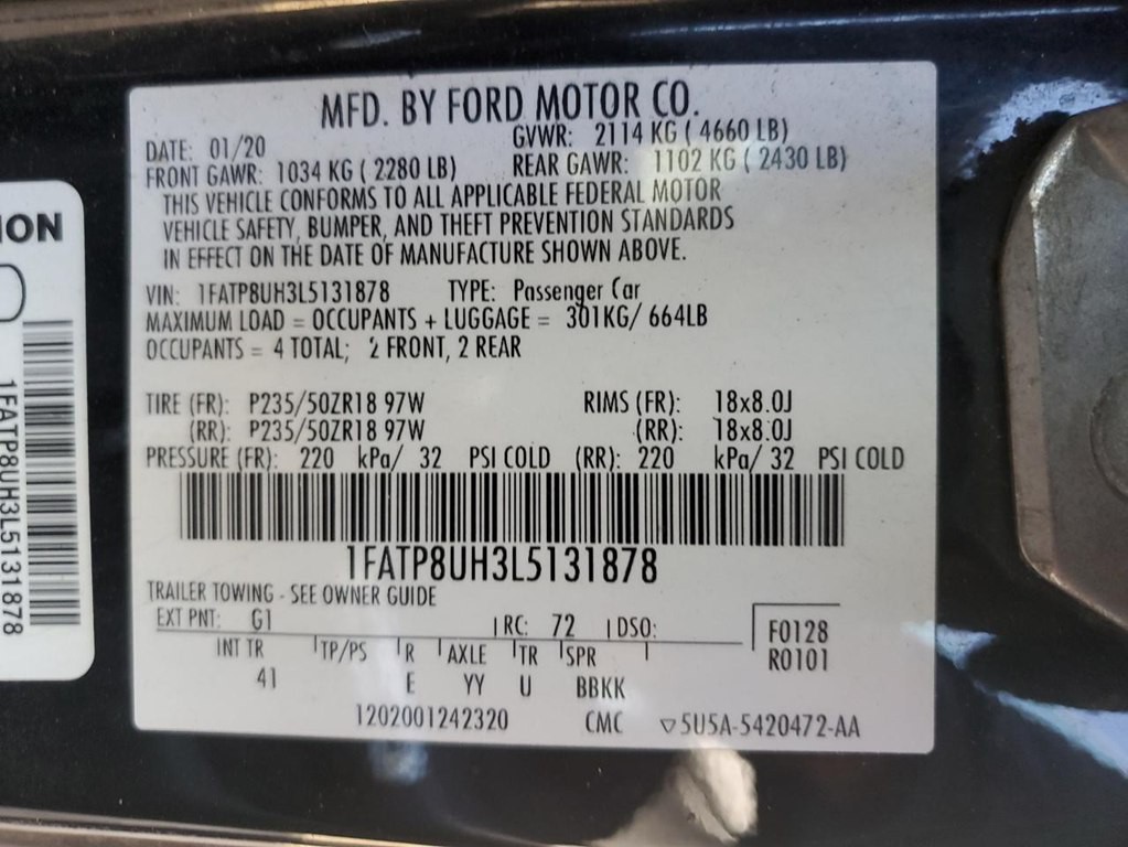 2020 Ford Mustang Image 13