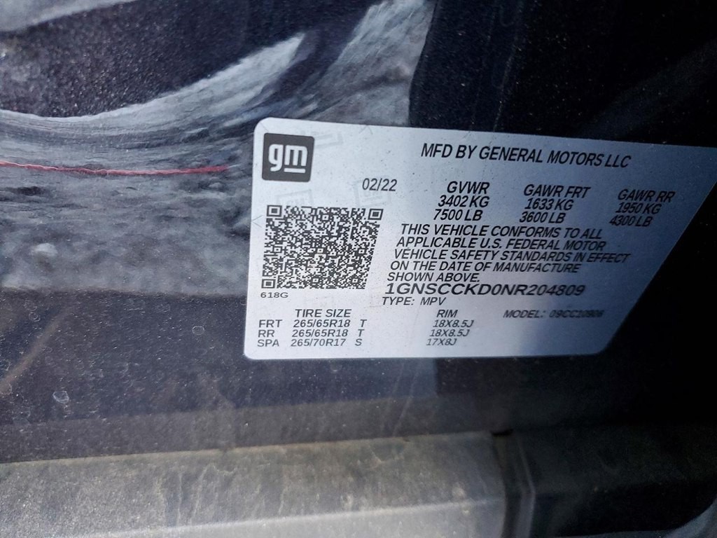 2022 Chevrolet Suburban Image 13