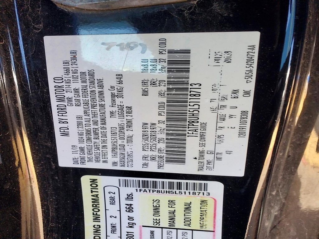 2020 Ford Mustang Image 4