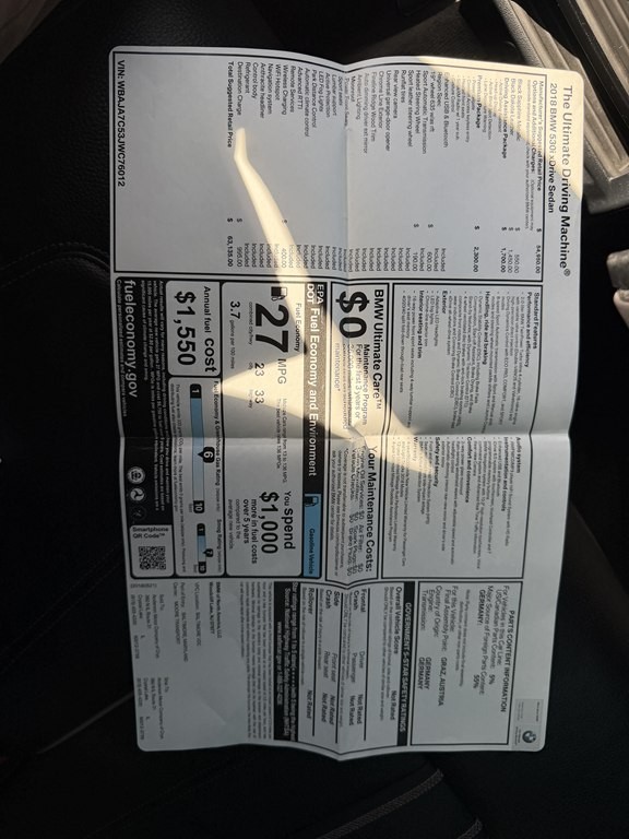 2018 BMW 5 Series Image 51