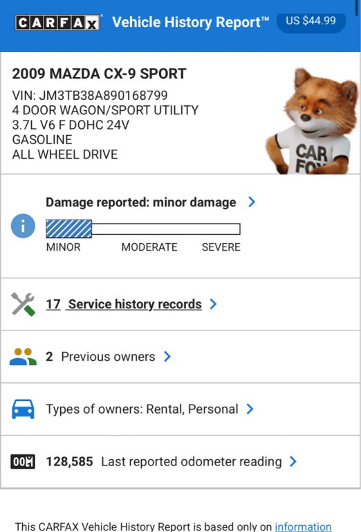2009 Mazda CX-9 Image 8