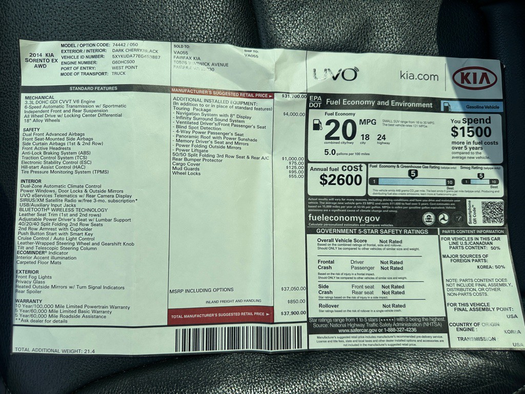 2014 Kia Sorento Image 17